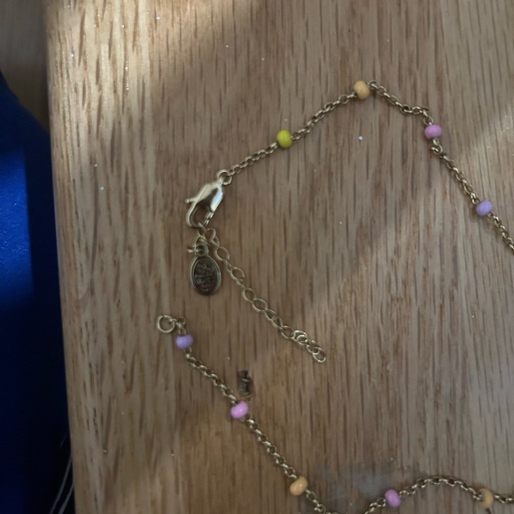 Alex and Ani Polly Pocket Heart Necklace - Gold with Pastel Beads - Picture 10 of 10